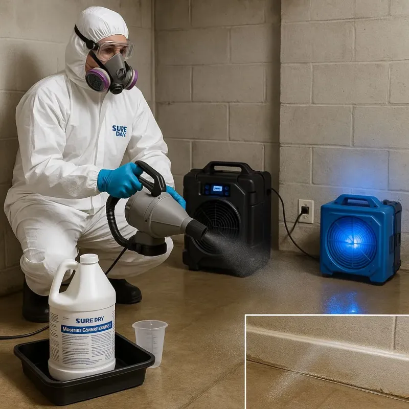 Sanitization and Odor Removal process in New Springville, NY