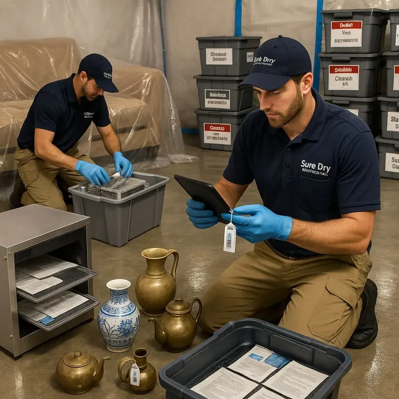 Content Protection and Restoration process in New Springville, NY